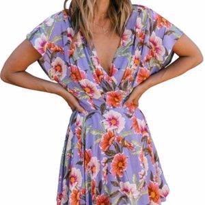 L*Space Sunshine Feels Lost In Ibiza Wrap Dress , size S